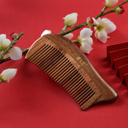 Big Mandarin Duck Wood Personal Cleansing Care Comb